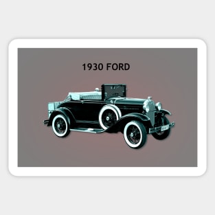 1930 Ford Model A Touring Car Sticker